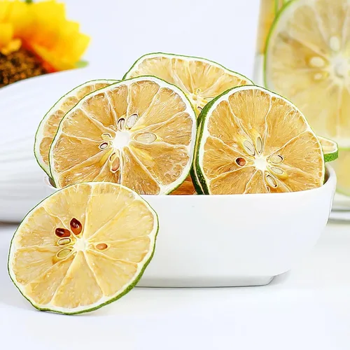 Vista 2 de JTEDZI Limas secas para cócteles, limas deshidratadas 3.52oz/100g, rodajas de lima seca sin azúcar añadido
