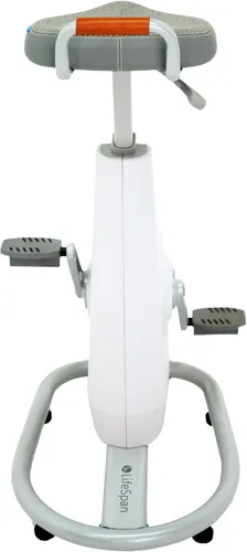 Vista 3 de Lifespan Fitness Bicicleta de oficina Ampera, bicicleta de escritorio con generación de energía con materiales HIPS ecológicos y sostenibles, puerto