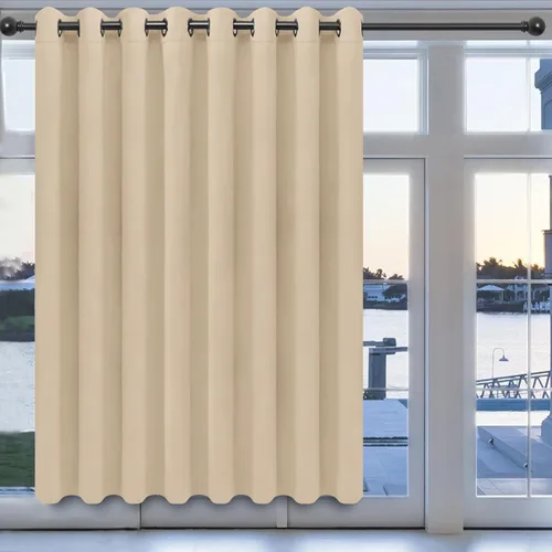 Vista 273 de Easy-Going - Cortinas opacas para dormitorio, aislamiento térmico sólido con ojales, cortinas de ventana para reducción de ruido, cortinas