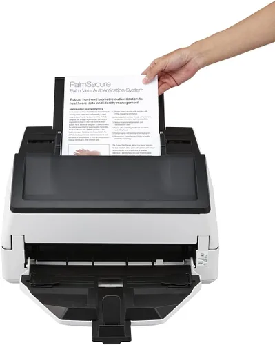 Vista 4 de Fujitsu fi-7600 600 x 600 DPI ADF + escáner y alimentación manual de instrucciones Nero, Bianco A3