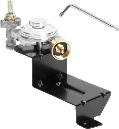 Vista 7 de Outspark 80477 Regulador de válvula de parrilla de gas para parrilla de gas Weber Q100 Q120, piezas de repuesto de regulador de parrilla para Weber