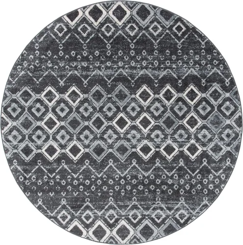 Vista 59 de SAFAVIEH Amsterdam Collection Alfombra Decorativa - 2.3 pies x 4 pies, Negro & Multi, Diseño Marroquí Bohemio, Sin Desprendimiento y Fácil Cuidado