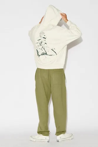 Vista 4 de Not So Ape Sudadera con capucha Sidewalk Flower, unisex, para todo género, fabricada en Japón