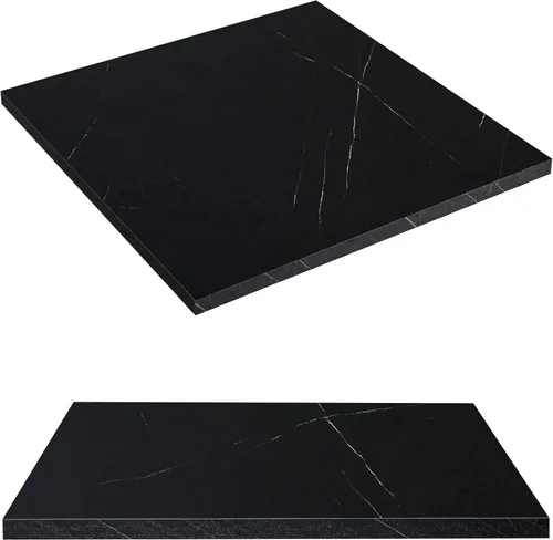 Vista 7 de Kaboon Mesa universal de 24 x 24 pulgadas, paquete de 2, solo encimera reversible de melamina, uso doméstico o comercial en interiores, 1 pulgada