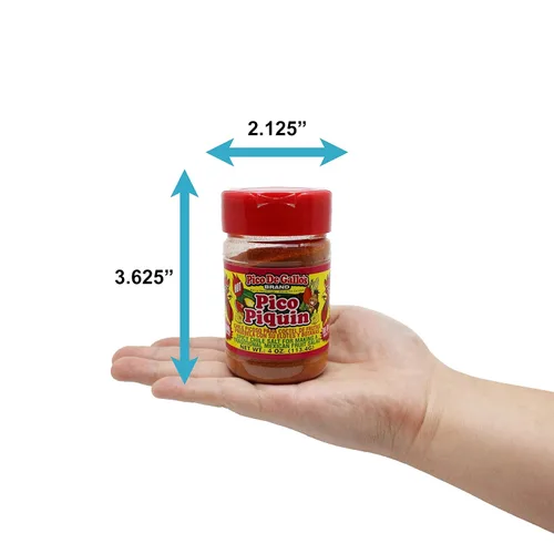 Vista 5 de Pico De Gallo's Condimento picante de sal de chile (2 cocteleras de 4 onzas)