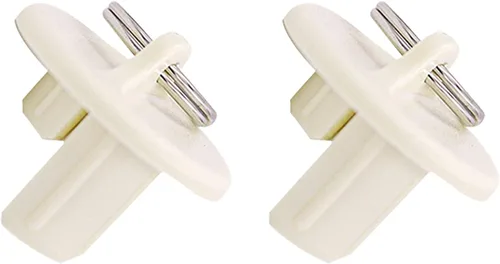 Vista 2 de Paquete de 3 tapas universales con anillo de tracción, piezas de repuesto para persianas enrollables para exteriores e interiores (beige)