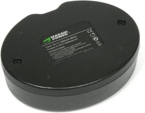Vista 4 de Wasabi Power Cargador de batería USB dual para Panasonic DMW-BLF19
