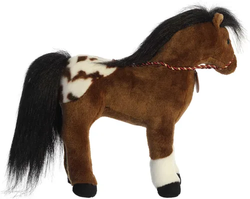 Vista 4 de Aurora® Exquisito animal de peluche Breyer® Showstoppers Appaloosa - Detalles realistas - Juego imaginativo - Marrón 13 pulgadas
