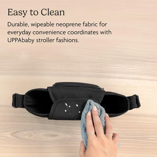 Vista 4 de UPPAbaby Carry-All - Organizador para padres, ajuste universal, color carbón