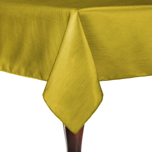 Vista 49 de Ultimate Textile - Paquete de 2 manteles rectangulares reversibles de satén Shantung - Majestic - Mantel rectangular de 60 x 144 pulgadas