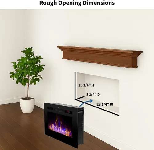 Vista 2 de Touchstone Sideline - Chimenea eléctrica empotrable