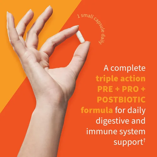 Vista 6 de Garden of Life Prebióticos, probióticos y postbióticos completos una vez al día formulados por el Dr. para la salud digestiva e inmunológica