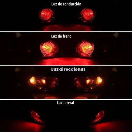 Vista 4 de Conjunto de luz trasera izquierda del lado del conductor compatible con Mazda CX-5 2013 2014 2015 2016 con bombilla KD3351160D MA2804111