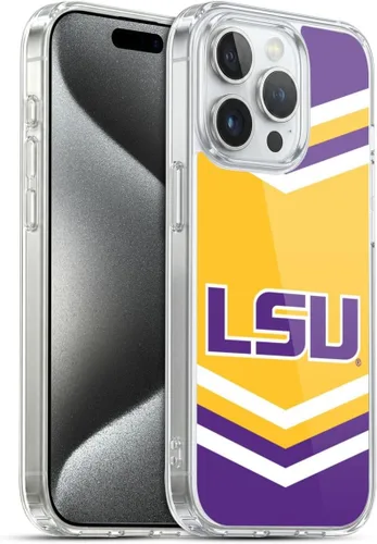 Vista 224 de Head Case Designs Funda de gel suave con licencia oficial de la Universidad Estatal de Louisiana LSU Camou compatible con Apple iPhone 7 Plus/iPhone
