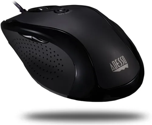 Vista 5 de Adesso iMouse G2 - Ratón óptico ergonómico USB ajustable DPI Internet Navigational B, negro