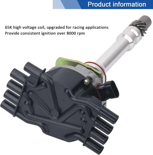Vista 6 de Distribuidor de encendido AiYiGu compatible con 1996-2002 Chevy GMC Cadillac Isuzu Vortec V8 5.0L 5.7L 305 350, reemplazo 93441558 1104058 1257042
