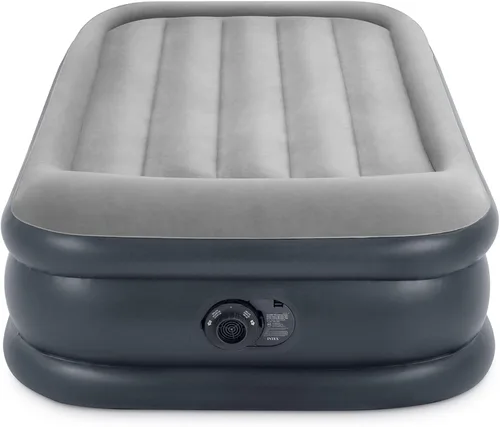 Vista 4 de Intex Pillow Dura-Beam Series Rest Airbed elevado con bomba interna (modelo 2020)