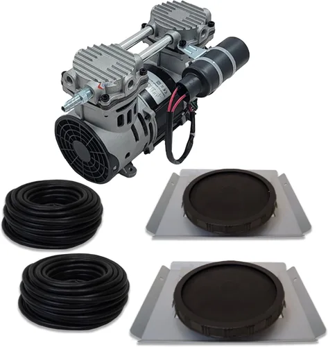 Vista 9 de Half Off Ponds Bomba aireadora de estanque de pistón oscilante de 1 HP - Compresor de aire eléctrico de 6.7 CFM 120V solamente