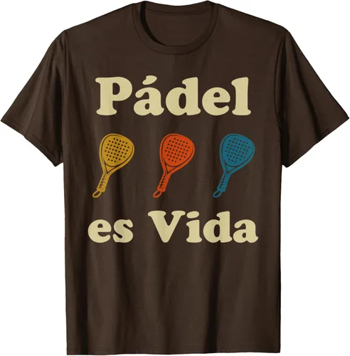 Vista 9 de Padel ES Vida Player Sport Life in Spanish En Espanol Men's T-Shirt