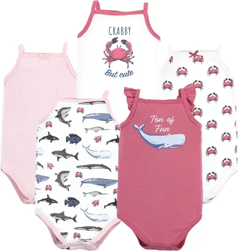 Vista 24 de Hudson Baby Mamelucos sin mangas unisex de algodón para bebé Béisbol