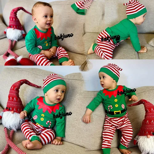 Vista 5 de Conjunto de ropa de Navidad para bebés y niñas