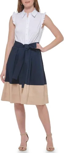 Vista 3 de Tommy Hilfiger Algodón sin mangas hasta la rodilla para mujer