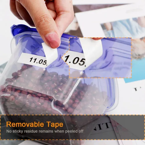 Vista 5 de Oozmas Repuesto para DYMO LabelManager 150 160 280 420P 360D, compatible con Dymo D1 Label Maker Tape 45013 S0720530, cinta de administrador