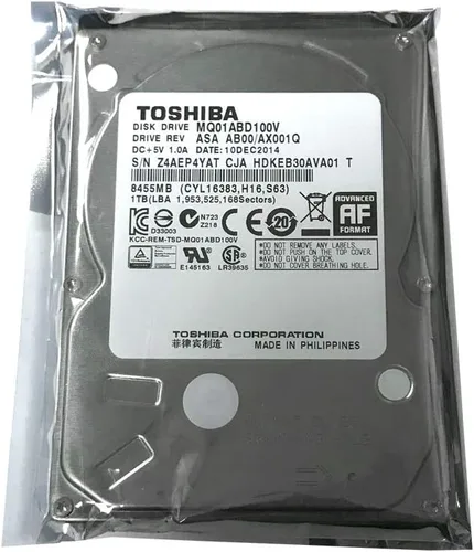 Vista 2 de Toshiba disco duro de 1 TB 5400RPM 8MB caché SATA 3.0Gb/s 2.5 pulgadas para PS3/PS4 - 3 años de garantía