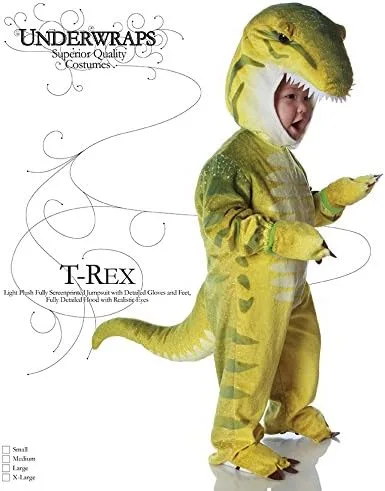 Vista 2 de T-Rex bebé Costume