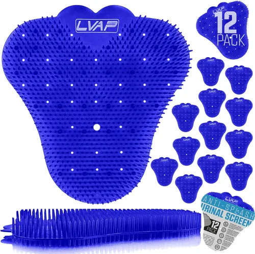 Vista 9 de LVAP Desodorante para Pantalla de Urinario (Paquete de 12) - Pastillas Anti-Salpicadura para Urinario, Desodorante para Inodoro, Pantallas