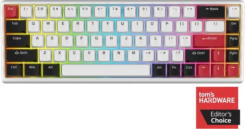 Vista 2 de ARBITER Polar 65 - Teclado de juegos magnético CNC con disparo rápido, interruptores de efecto Hall, marco de aluminio CNC, disparo rápido, 65%