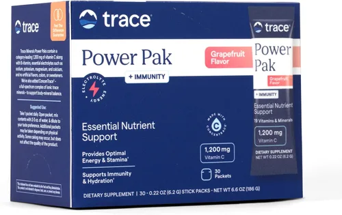 Vista 10 de Electrolitos Power Pak Stamina de Trace Minerals Research, ESPP16, 30, Acai berry, 1, 1