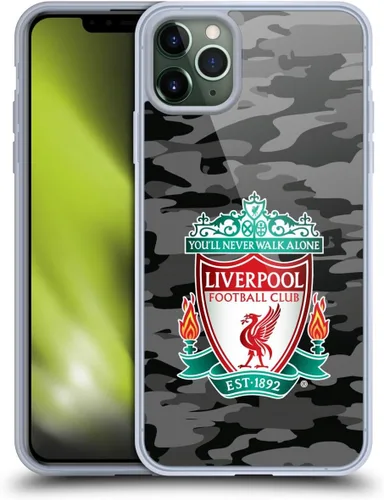 Vista 198 de Head Case Designs Funda de gel con licencia oficial del Liverpool Football Club Away Colourways Crest Camou [protección de grado militar] compatible