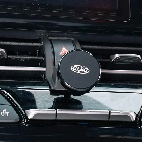 Vista 8 de Soporte universal para teléfono de automóvil compatible con Toyota CHR 2017 2018 2019 2020 2021 Soporte de teléfono ajustable para ventilación