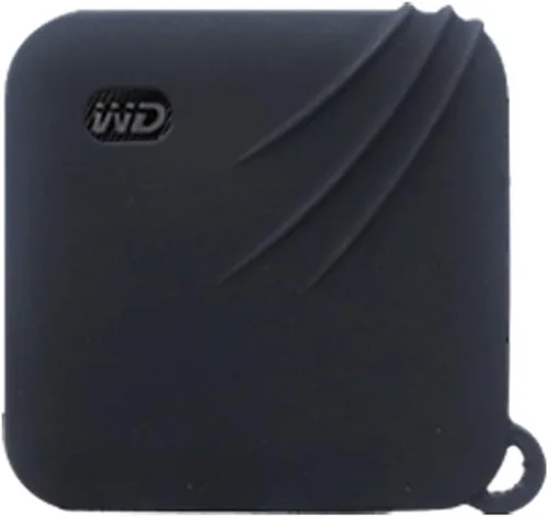 Vista 2 de DAYJOY - Juego de 2 fundas protectoras de silicona líquida suave compatibles con Western Digital/WD Elements SE, SSD portátil de 480 GB/1 TB/2 TB