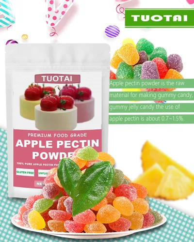 Vista 4 de Pectina en polvo de manzana, 4 onzas, concentrado de frutas naturales espesante de alimentos para pasteles, gelatina y alimentos para hornear