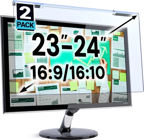 Vista 13 de VINTEZ Panel protector de pantalla de bloqueo de luz azul de 14 pulgadas para monitor de computadora y portátil de pantalla ancha 16:9 – Película