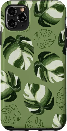Vista 13 de Monstera Deliciosa Leaves Plant Leaf Botanical Nature Case for iPhone 16