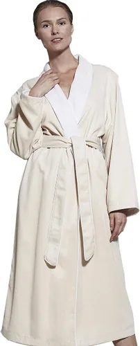 Vista 4 de Bata de spa de lujo suave y sedosa para hombre y mujer