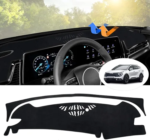 Vista 20 de Autorder Cubierta de salpicadero para Hyundai Sonata 2009 2010 Accesorios Dash Cover Upgrade Flannel Dash Mat Parasol Protector de rayos UV