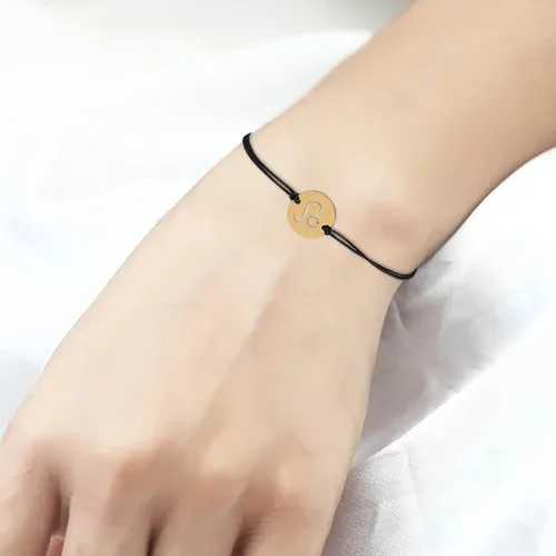 Vista 5 de Pulsera de acero inoxidable con doce cuerdas, de acero tejido a mano, retráctil, para niñas adolescentes