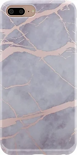 Vista 25 de Casely Funda para iPhone 6/7/8 Plus Bosque floral Flor de cerezo rojo Diseño clásico ultra delgado Flor de cerezo rojo floral