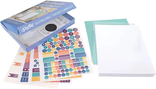 Vista 3 de UCreate Kit de planificador personalizable para profesores, 8.5 x 11 pulgadas, 157 piezas (P1000128)