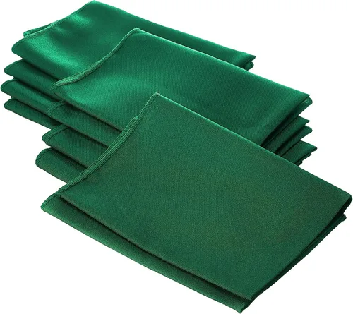 Vista 114 de LA Linen Paquete de 10 servilletas de popelina de poli, servilletas de tela suave, servilletas lavables y reutilizables, servilletas de mesa