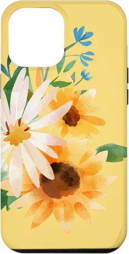 Vista 25 de iPhone 16 Yellow Sunflower Vintage Flower Petals Case