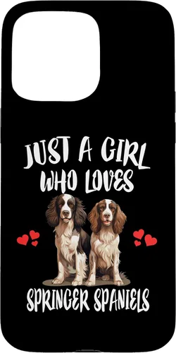 Vista 31 de Just A Girl Who Loves Springer Spaniels Dog Case for iPhone 17