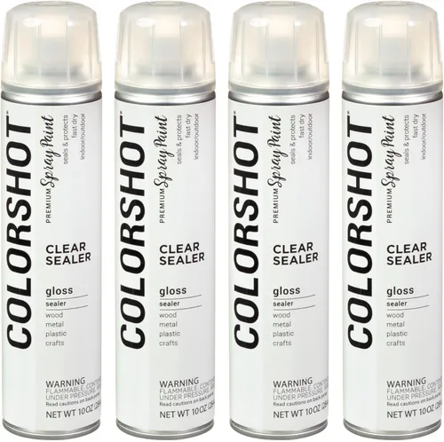 Vista 35 de COLORSHOT Pintura en aerosol brillante, aromaterapia (lavanda) 10 onzas, paquete de 4, pintura acrílica de secado rápido, uso en interiores