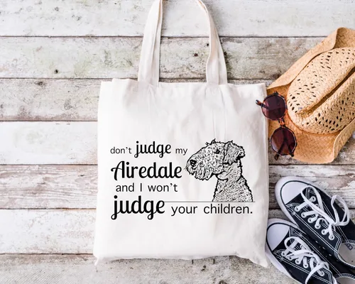 Vista 4 de Pet Studio Art Bolso tote Don't Judge My Dog