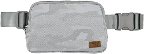 Vista 39 de C.C Bolsa de cintura para mujeres – Riñonera acolchada cruzada para el cuerpo con correa ajustable, idea de regalo de moda, Ajuste regular