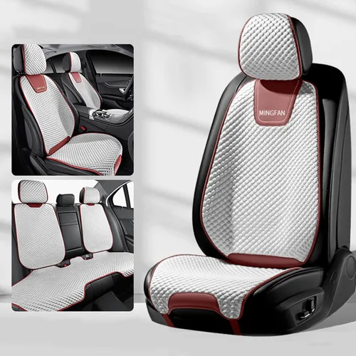 Vista 18 de Funda de asiento delantero para MAZDA2, MAZDA3, MAZDA6, Mazda Tribute, transpirable, cómodos protectores de asiento de 2 asientos (tipo 1 negro)